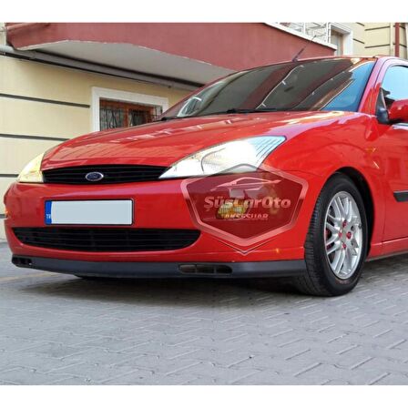 Ford Focus 1 Hb&Sedan 1998-2004 Uyumlu Üniversal Laguna lip Esnek Ön Lip 2 Parça Tampon Altı Dil Karlık Ön Ek