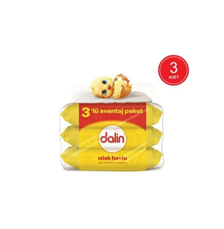 Dalin Islak Havlu 3 X 3'Lü Avantaj Paket 504 Yaprak