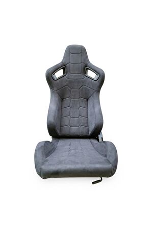 Spor Koltuk Recaro Model Alcantara Gri 1 Takım 2 Adet