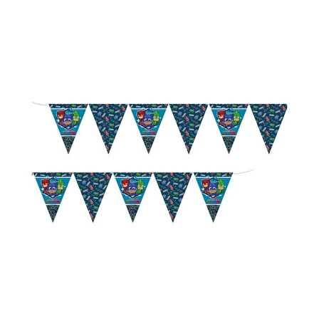 PJ MASKİLİLER TREND BAYRAK SET 11AD. 3.2M