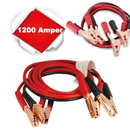 Akü Takviye Kablosu 1200 Amper (Taşıma Çantalı) (5224)