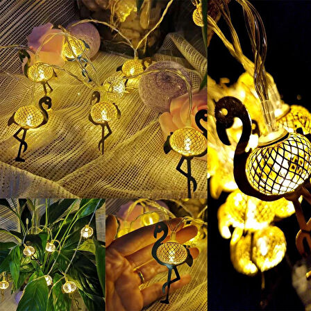 2 Metre Pilli İnce Tel Led Işık Zinciri Parti Aydınlatma (5224)