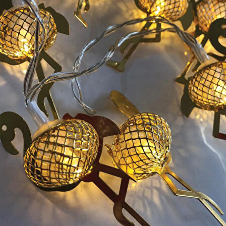 2 Metre Pilli İnce Tel Led Işık Zinciri Parti Aydınlatma (5224)