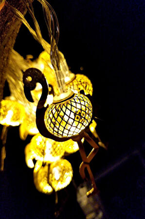 2 Metre Pilli İnce Tel Led Işık Zinciri Parti Aydınlatma (5224)