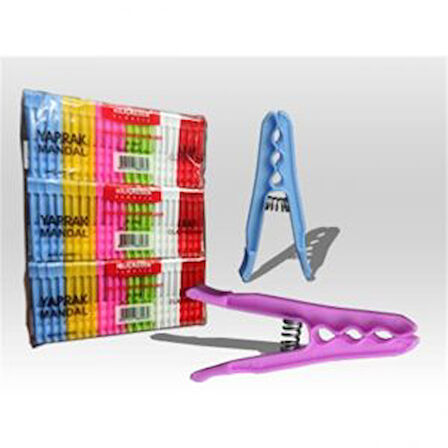 PLASTİK ORKİDE MANDAL 144 PARÇA (5224)