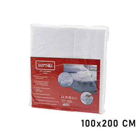 TEK KİŞİLİK  YATAK KORUYUCU  SIVI GEÇİRMEZ  ALEZ  100X200CM   HAVA ALIR   ANTİBAKTERİYEL   ANTİALERJİK (5224)