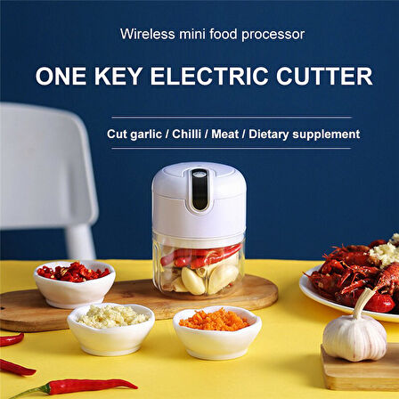 Mini Rondo Şarjlı 250 ml Hazneli (5224)