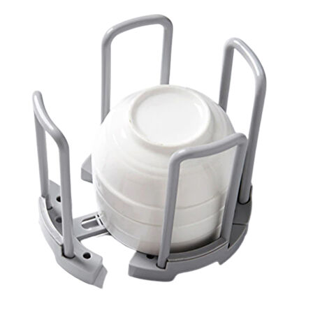 Tabak Bardak Kase Standı Bulaşık Kurutma Tutucu Mutfak Düzenleyici Organizatör (5224)