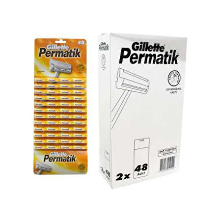 PERMATİK TEK SAPLI JİLET 96 PARÇA (5224)