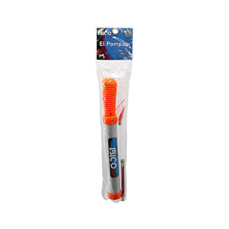 MİNİ EL POMPASI BİSİKLET - TOP 29.5CM METAL ÇUBUK - PLS.GÖVDE - SAP POMPA HORTUM - TOP İĞNE - UÇ (5224)