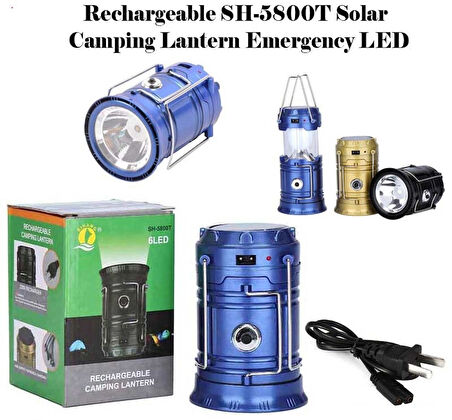 Fanus Şeklinde Mercekli Kamp Lambası (5224)