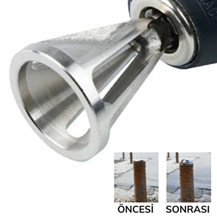 Çapak Alma Harici Çapak Alıcı Paslanmaz Çelik Çapak Kaldırma Cıvata Çapak Alma Matkap Ucu (5224)