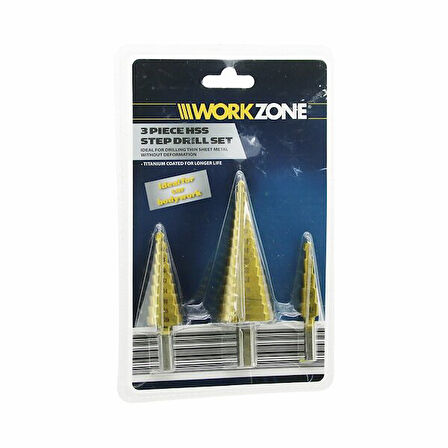 3 PARÇA  HSS KADEMELİ MATKAP UCU SET (5224)