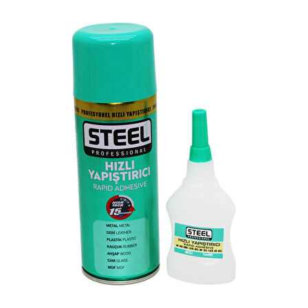 STEEL 400ML+60GR BÜYÜK HIZLI YAPIŞTIRICI (5224)