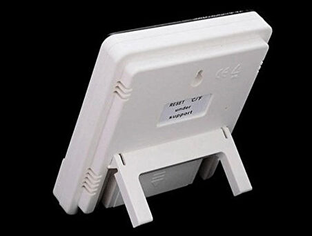 Bebek Odası Masaüstü Dijital Termometre Nem Ölçer Higrometre Saat (5224) AZ-522489J52YT1927