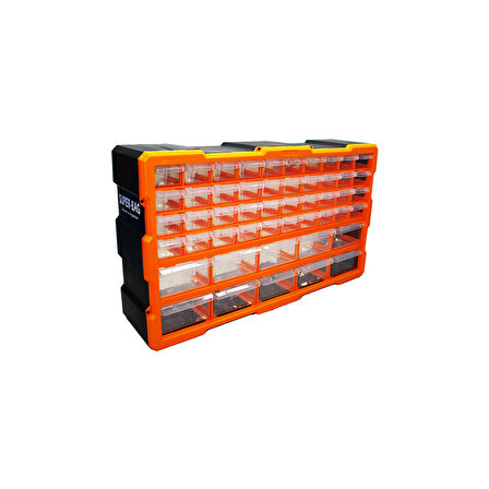 50Lİ MEGA 10BYK+40KÇK MONOBLOK DRAWER ÇEKMECE SETİ 62X15.7X36CM (5224)