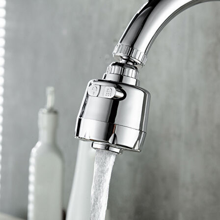 3 Fonksiyonlu  Krom Oynar  Musluk Başlığı (5224)