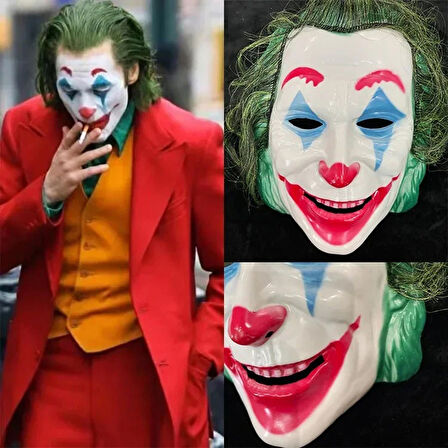 Joaquin Phoenix Joker Maskesi Yeşil Saçlı (5224)