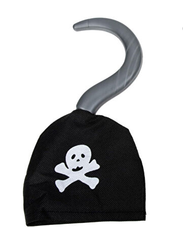 Korsan Kancası Kumaş Malzemeden İmal Korsan Eli Arma Baskılı (5224)