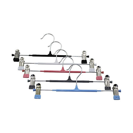 10 ADET PLASTİK - METAL UÇLU ETEK ASKISI (5224)