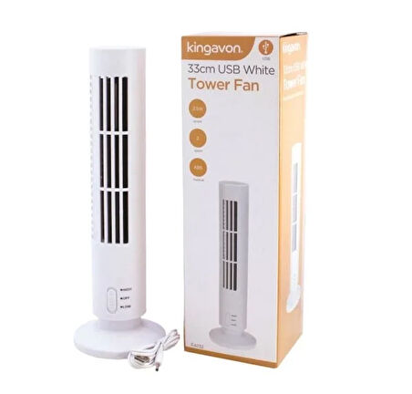 Kule Tipi USB Elektrik Fan Yapraksız Klima Fanı (5224)