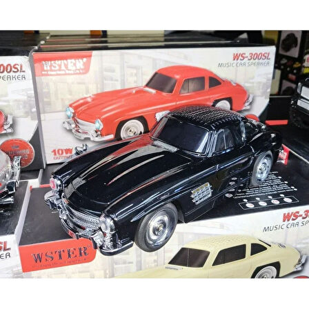 WS-300SL Klasik Benz Model 10W Bluetooth Hoparlör Fm Radyo USB (5224)