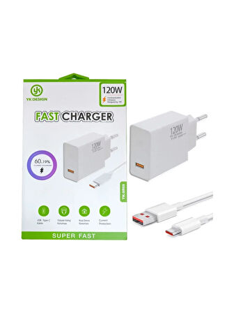 120W Süper Hızlı Şarj Cihazı - USB Type-C (5224)
