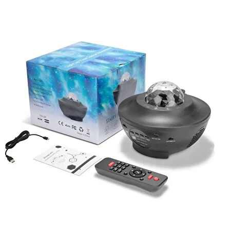 Müzikli, Bluetooth Bağlantılı, Işık Küresi (5224)