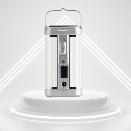 Güneş Enerjili Şarjlı Işık 1200mAh Yeniden Şarj Edilebilir Batarya (5224)