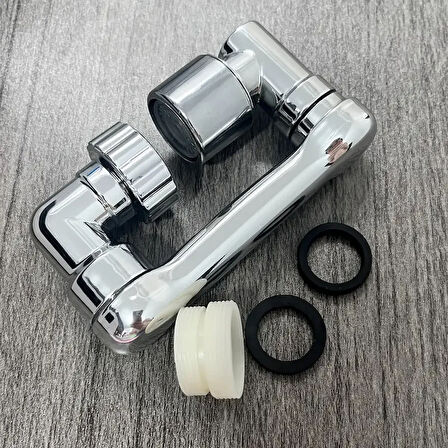 1080 Derece Dönebilen Mutfak ve Lavabo Bataryası Akrobat Musluk Ucu (5224)