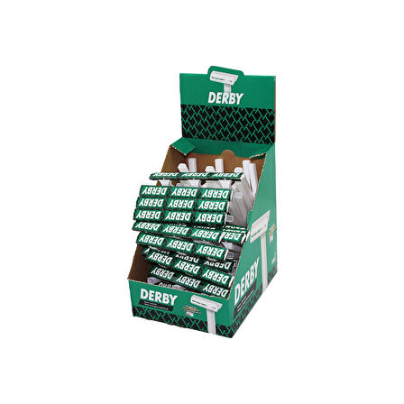 DERBY TEK BIÇAK 100PCS BANYO SAPLI JİLET (5224)