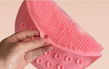 Yuvarlak Vantuzlu Banyo Sırt Kese Matı 26 cm (5224) AZ-522489Goc003