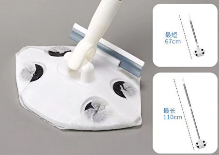 Islak Mendil Uyumlu Pratik Çek Çekli Mop (5224) AZ-522489GocMC-727