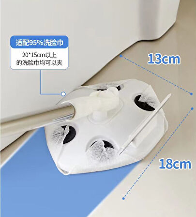 Islak Mendil Uyumlu Pratik Çek Çekli Mop (5224) AZ-522489GocMC-727