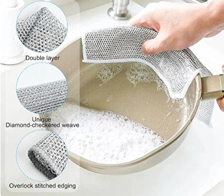 Çok Amaçlı Sihirli Tel Temizlik Bezi (5224) AZ-522489GocMC-602