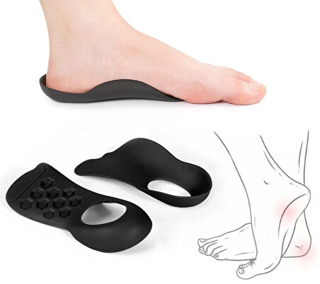 Esnek Düz Taban Düzeltici Topuk Yastığı (5224) AZ-522489Goc105