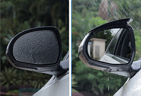 Araba Ayna Yağmur Koruyucu Siper Karbon Desenli (5224) AZ-522489GocMC-1013