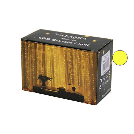 GÜN IŞIĞI 3X3MT USB - KUMANDALI TEL PERDE LED - DEKOR LAMBA (5224)