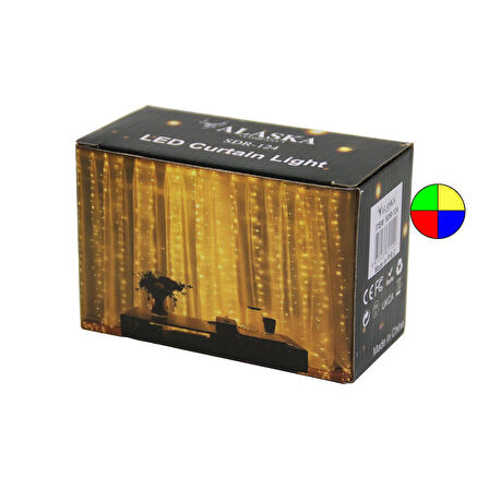 RGB 3X3MT USB - KUMANDALI TEL PERDE LED - DEKOR LAMBA (5224)