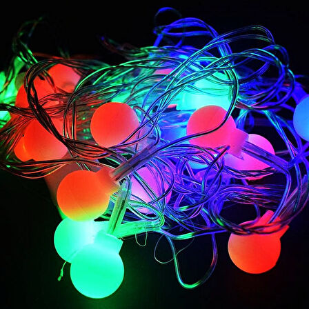 GÜN IŞIĞI - TOP 3MT PİLLİ 2 FONKSİYONLU PERİ LED - DEKOR LAMBA (5224)