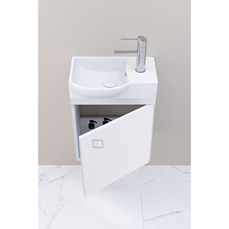 Mini 45 Cm Sağ Lavabolu Alt Modül