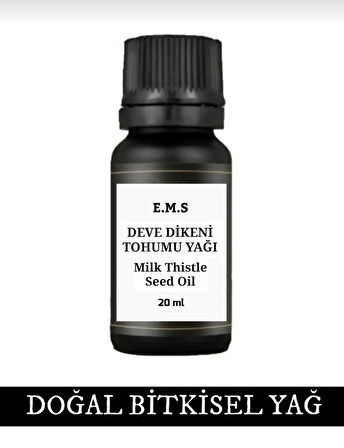 DEVE DİKENİ TOHUMU YAĞI 20 ML (Milk Thistle Seed OİL)  DEVE DİKENİ YAĞI.