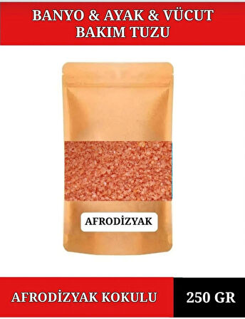 250 gr AFRODİZYAK KOKUSU Banyo Tuzu Küvet & Jakuzi Tuzu Manikür & Pedikür Tuzu & Ayak Bakım Tuzu.