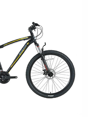 Bisan MTS4600 26 Jant 21 Vites 44cm Kadro  Mekanik Disk Mat Siyah/Sarı Dağ Bisikleti