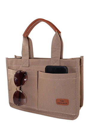 Kanvas El ve Omuz Çantası. Vizon El Çantası. Kadın El Çantası. Vizon Omuz Çantası. Askılı Çanta.