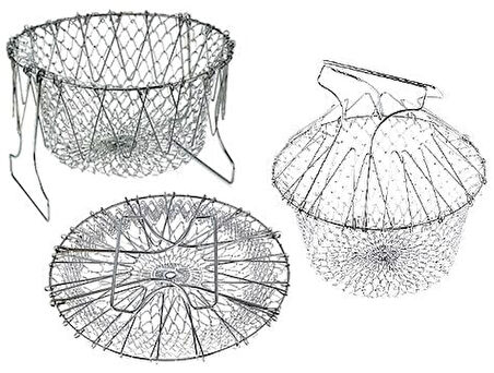 Chef Basket Çok Fonksiyonlu Pratik Süzgeç