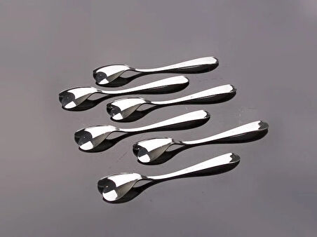 Dondurma Kaşığı - Kalpli (6Adet)