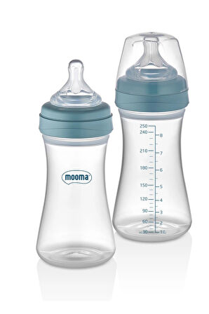 Biberon Anti Kolik Biberon 250 ml Kapaklı Biberon 0 - 6 Ay (Yavaş Akış)