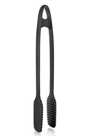 Maşa - 220 Dereceye Kadar Dayanıklı Yanmaz - Yapışmaz Plastik Izgara Maşası 30 Cm