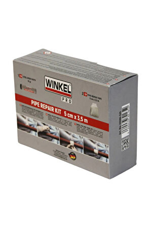 Winkel Pro Epoksi Boru Tamir Kiti – Sıhhi Tesisat Su Kaçakları ve Çatlak Borularda Hızlı Onarım 5CM X 3,5M
